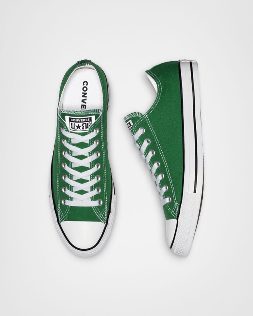 Men's Converse Chuck Taylor All Star Classic Low Top Shoes Green | AU E6018B